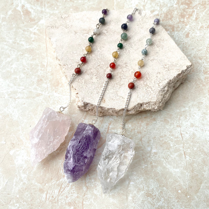 Raw Chakra Pendulum - Buy One Get One Free - BOGO