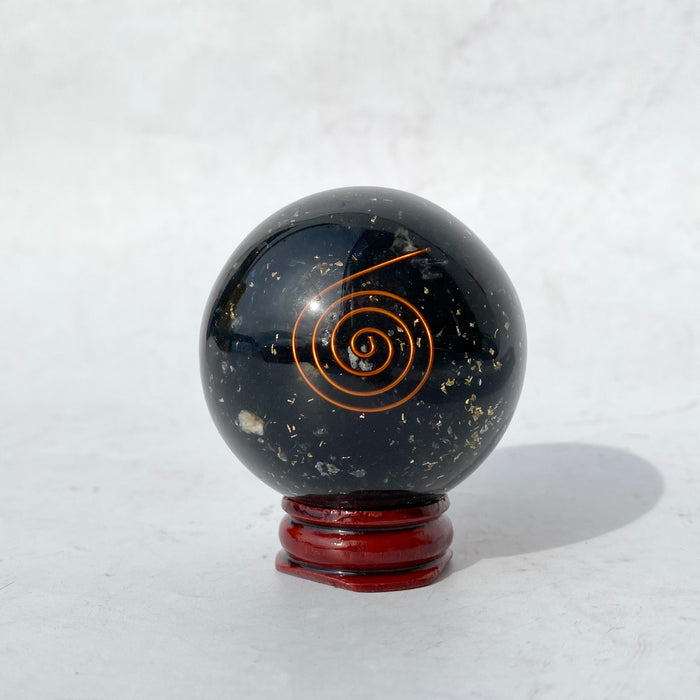 Orgonite Sphere - Black Tourmaline