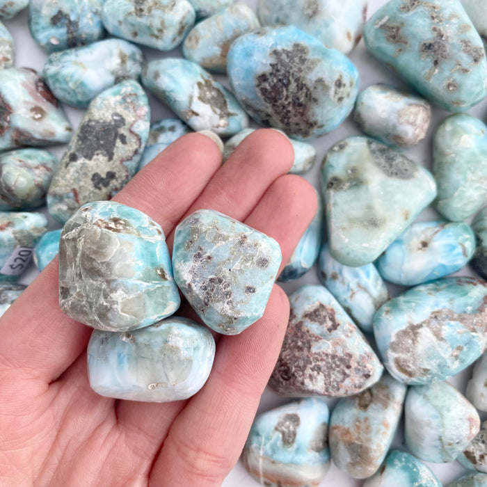 Larimar Tumbled Stone 1pc