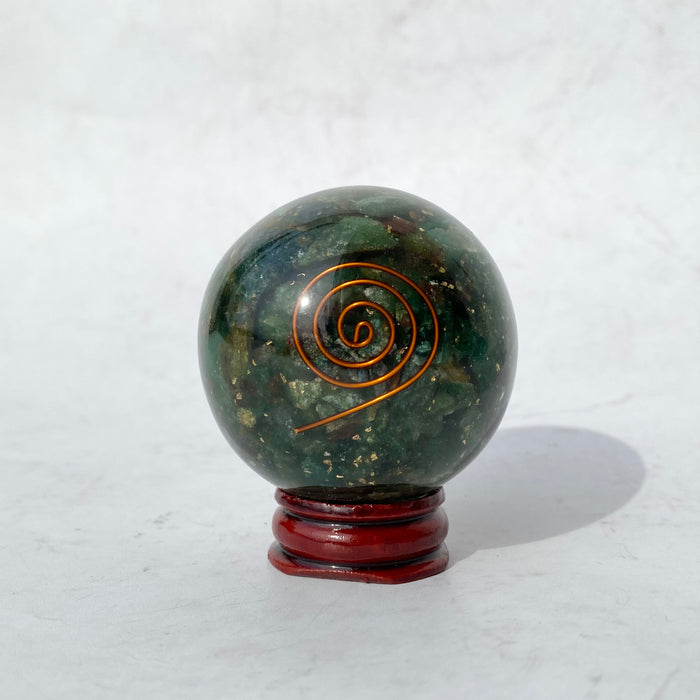 Orgonite Sphere - Green Aventurine