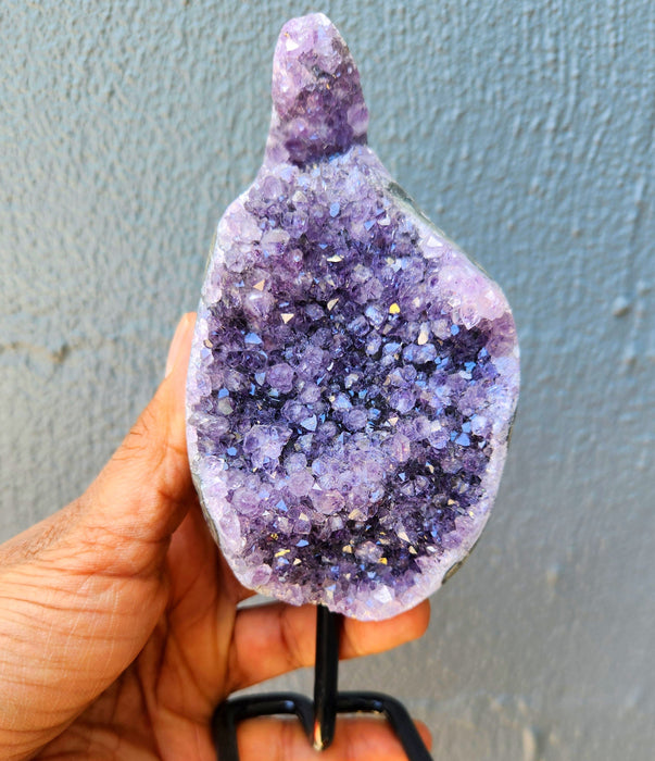 Amethyst Cluster On Stand AFS02