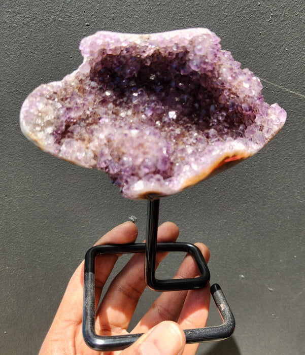 Amethyst Cluster On Stand AFS01
