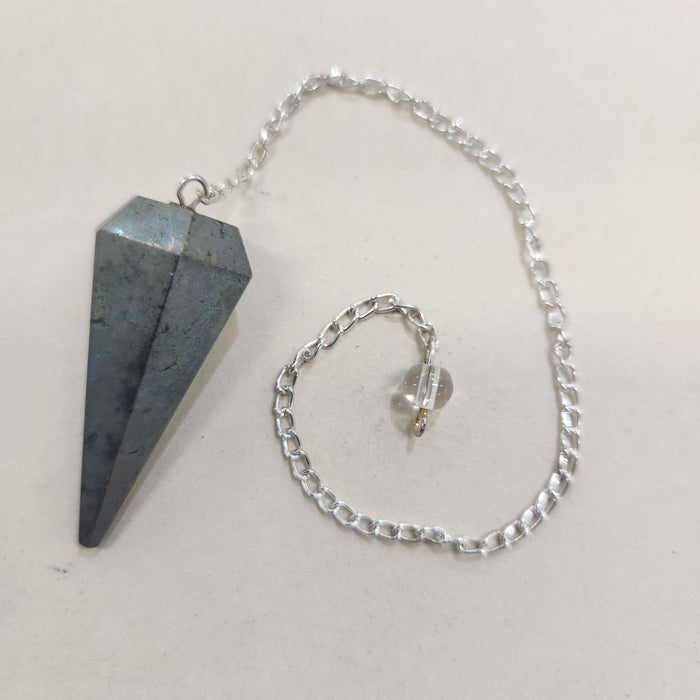 Pyrite Faceted Pendulum