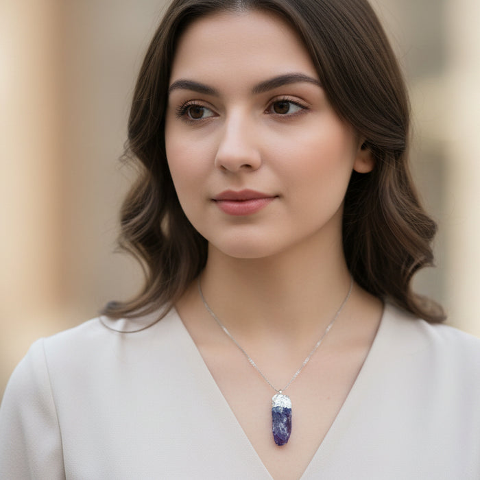 Amethyst Raw Pendant