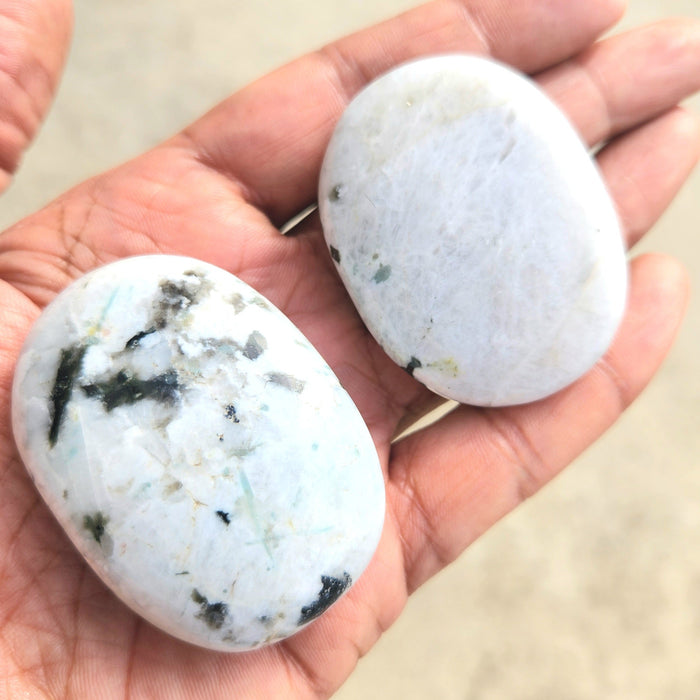 Rainbow Moonstone Palmstone BOGO