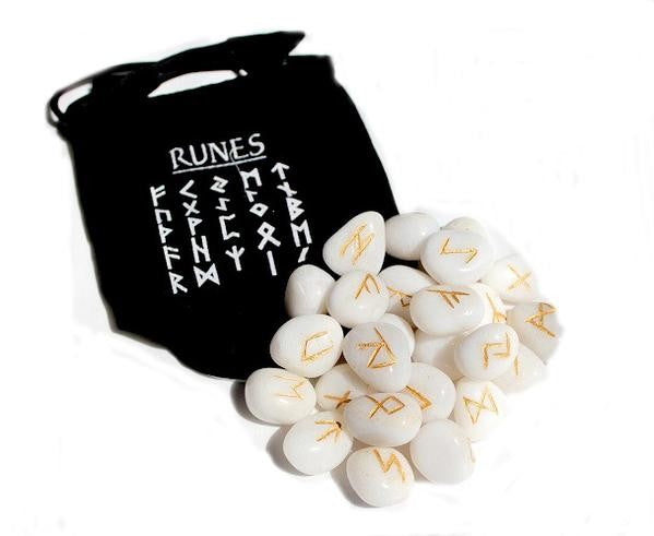 White Quartz Runes Set BOGO - Buy One Get One Free