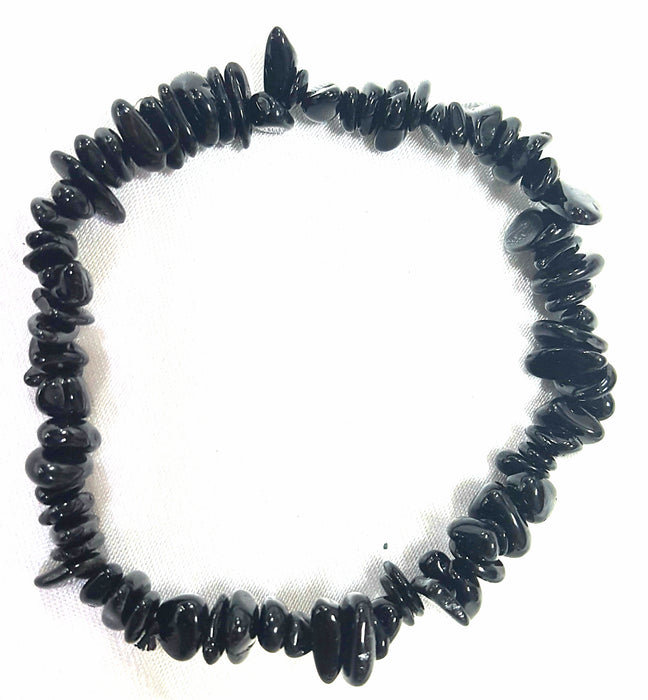 Black Tourmaline Chip IND Bracelet