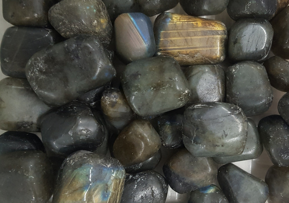 Labradorite Tumbled stones B Grade