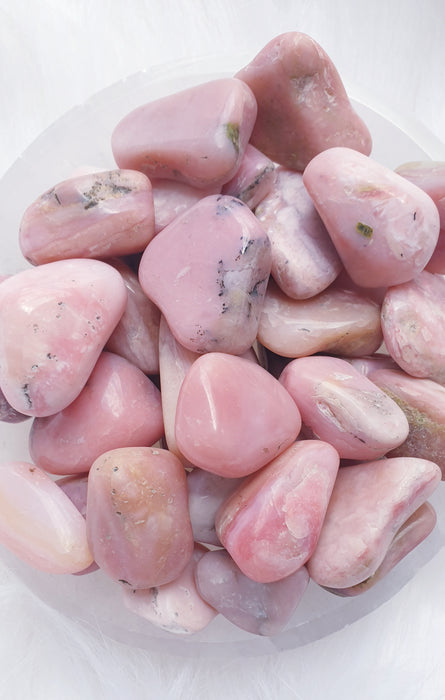 Pink Opal Tumbled Stone 1pc
