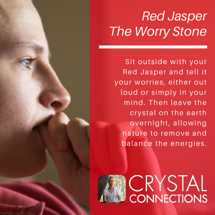 Red Jasper Palmstone