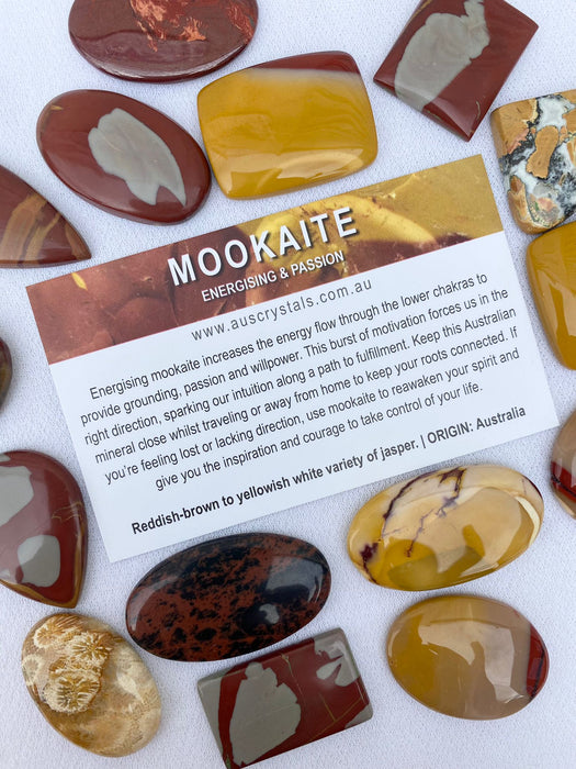 Mookaite Info Card 25pc pack