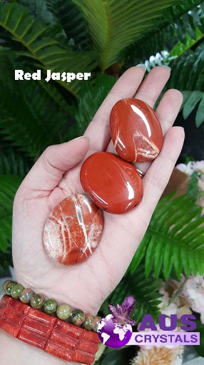 Red Jasper Palmstone