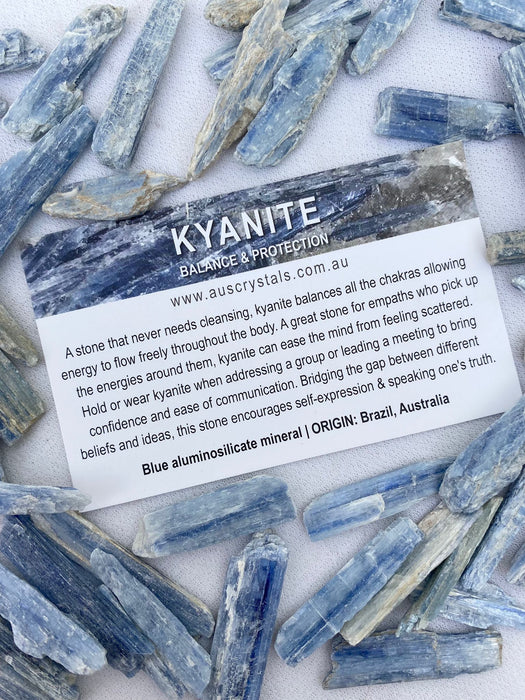 Kyanite Info Card 25pc pack
