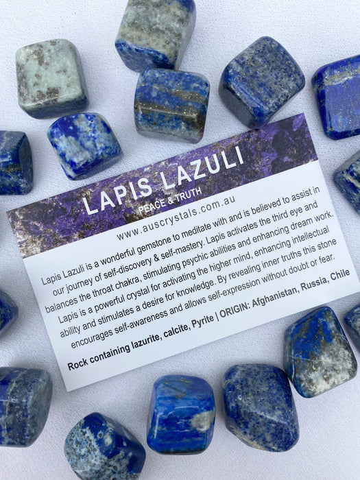 Lapis Lazuli Info Card 25pc pack