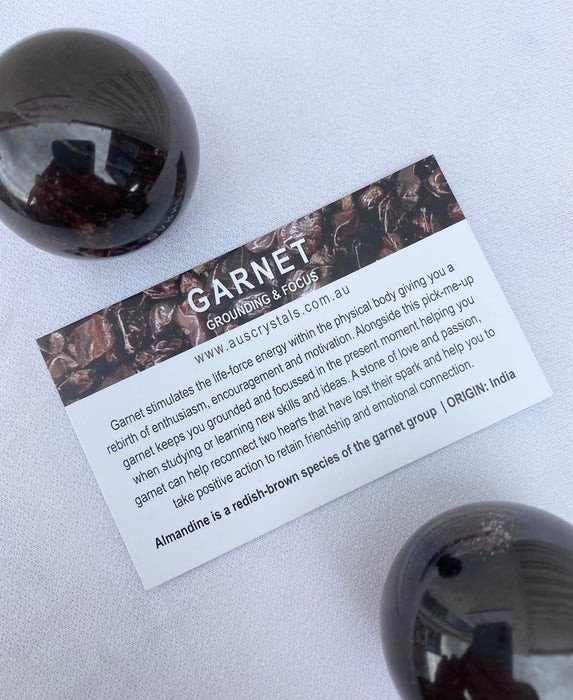 Garnet Info Card 25pc pack