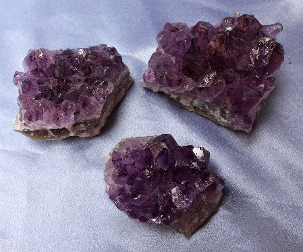 Amethyst Clusters 3pc