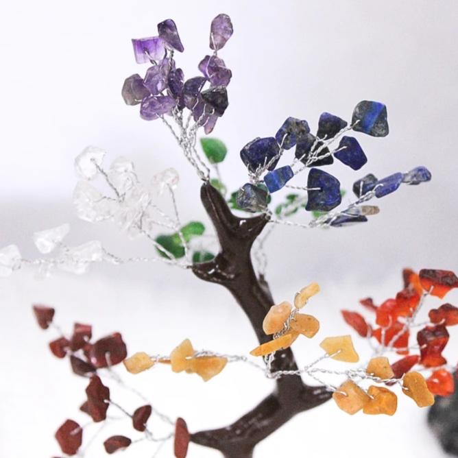 7 Chakra Tree - Medium Brown