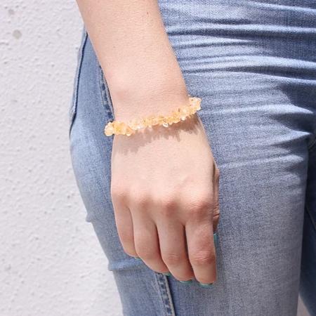 Citrine Chip Bracelet