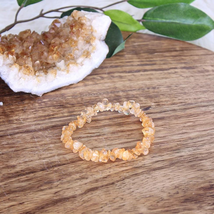 Citrine Chip Bracelet