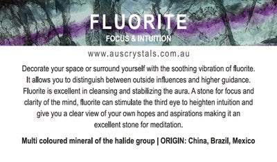 Fluorite Info Card 25pc pack