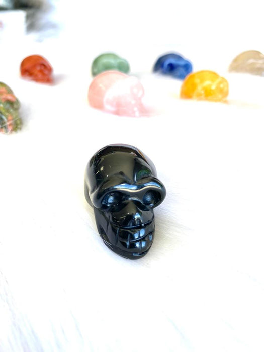 Black Obsidian Skull Small
