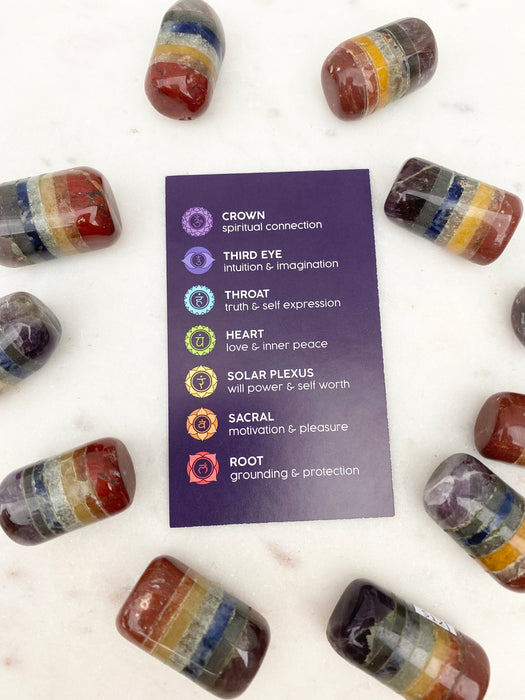 7 Chakra Info Card 25pc pack