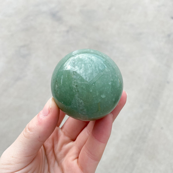 Green Aventurine Sphere 5cm BOGO - Buy One Get One Free