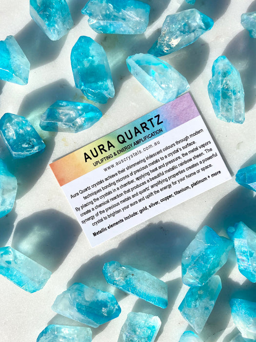 Aura Quartz Info Card 25pc pack