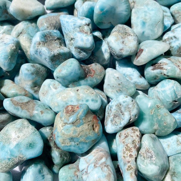 Larimar Tumbled Stone 1pc