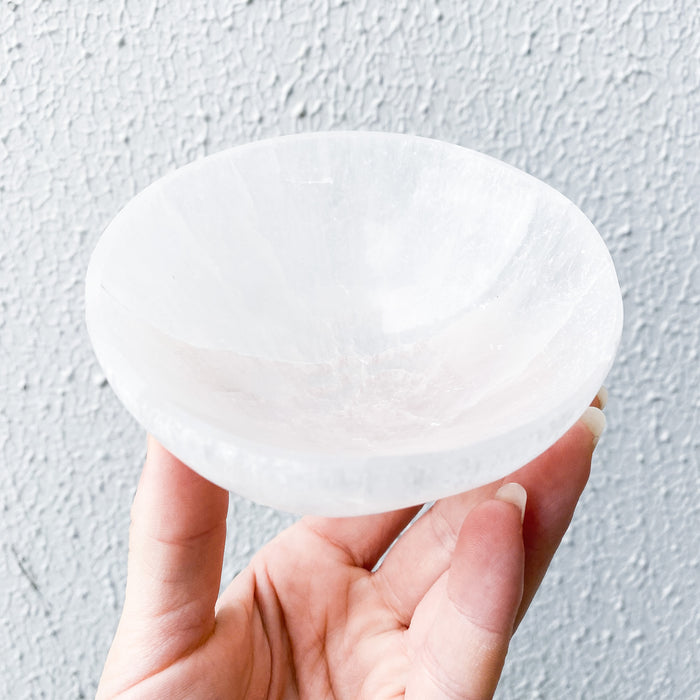 Selenite Charging Bowl - 10cm - Buy One Get One Free - BOGO