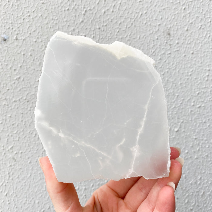 Selenite Slab $35- 1pc