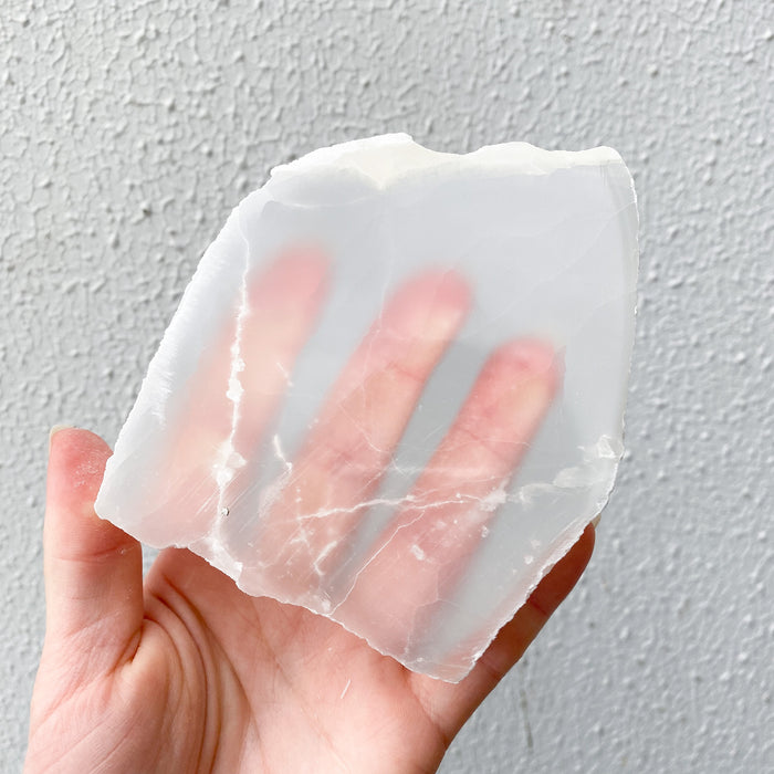 Selenite Slab $35- 1pc