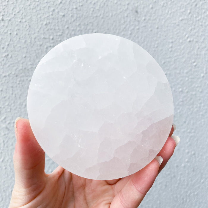 Selenite Charging Plate- Round