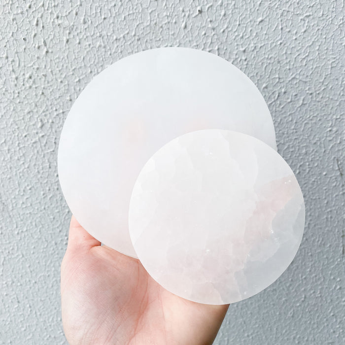 Selenite Charging Plate- Round