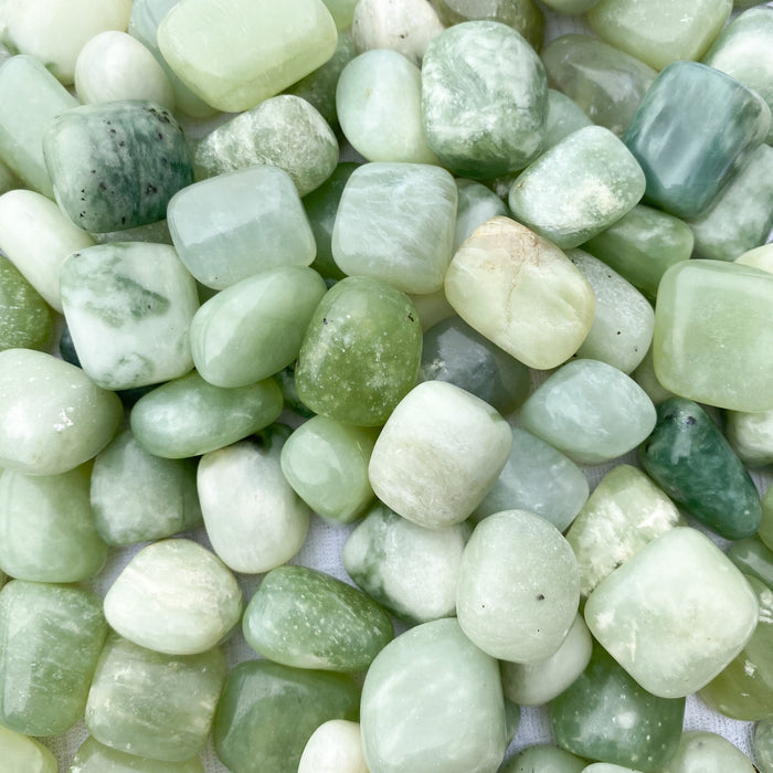 New Jade Tumbled Stones