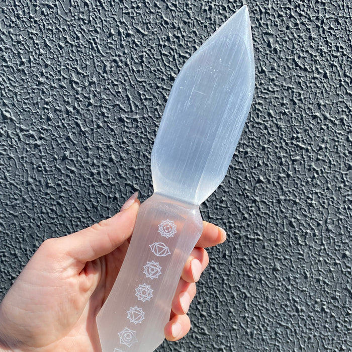 Selenite Knife