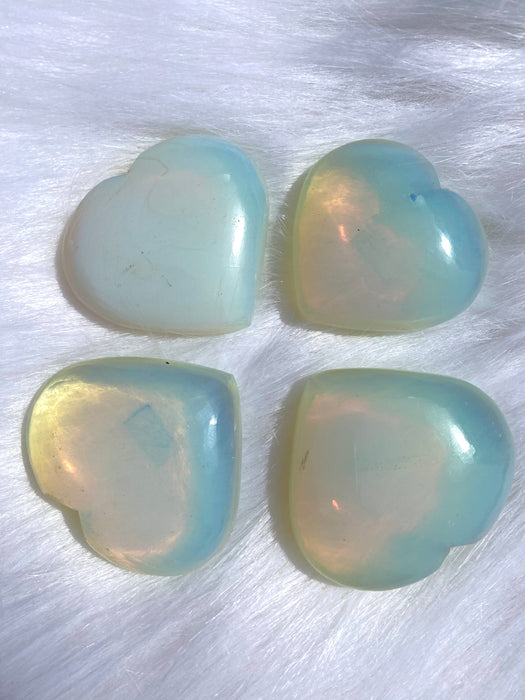 Opalite Heart 1pc