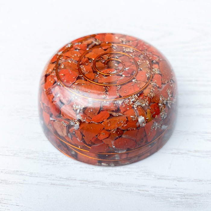 Orgonite Pod - Red Jasper