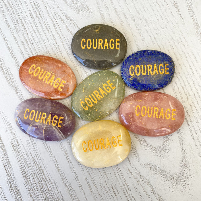 Affirmation Stone Courage 1pc