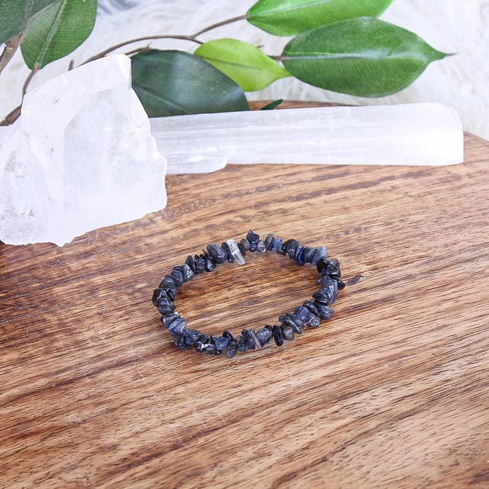 Iolite Chip Bracelet