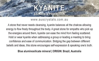 Kyanite Info Card 25pc pack