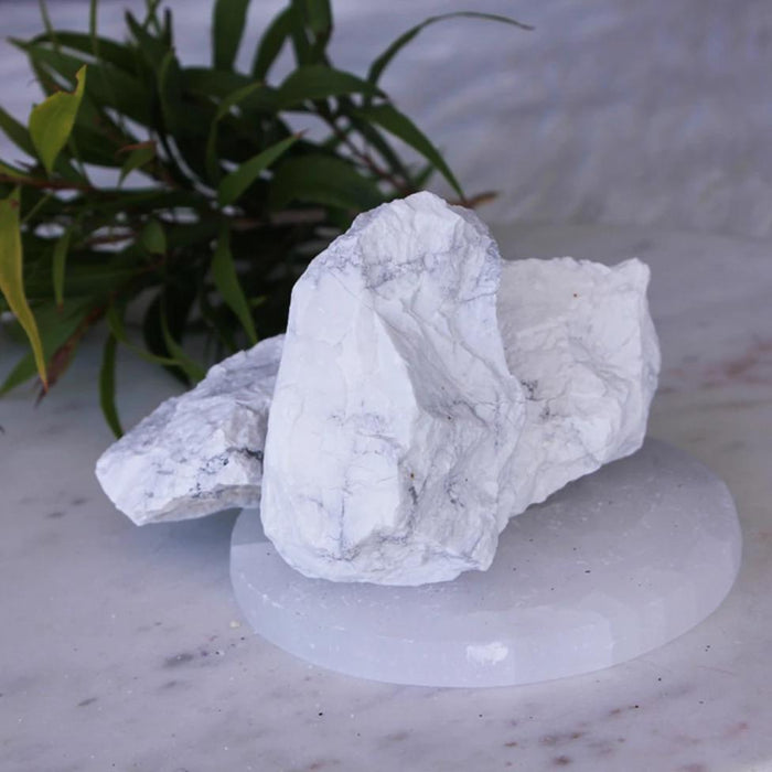 White Howlite Rough Small