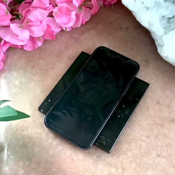Black Tourmaline - Square Mobile Holder *Special