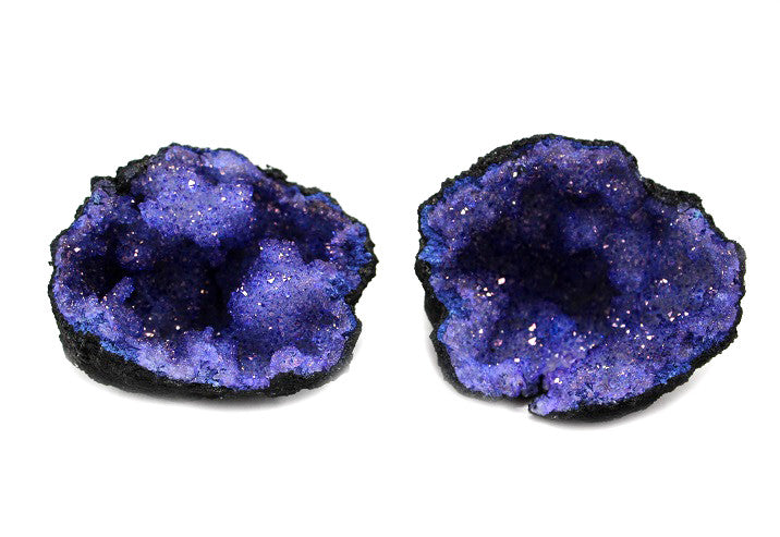 Quartz Thunder Geode - Blue Small