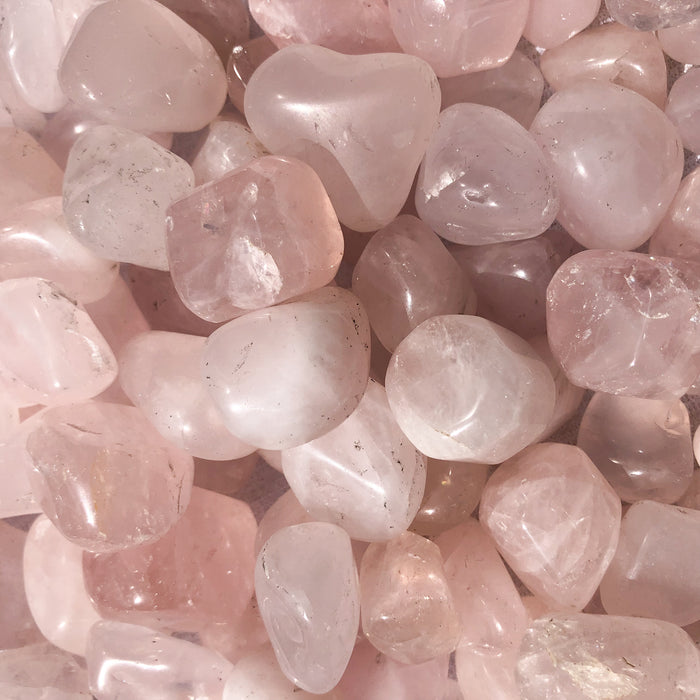 Rose Quartz Tumbled Stones B