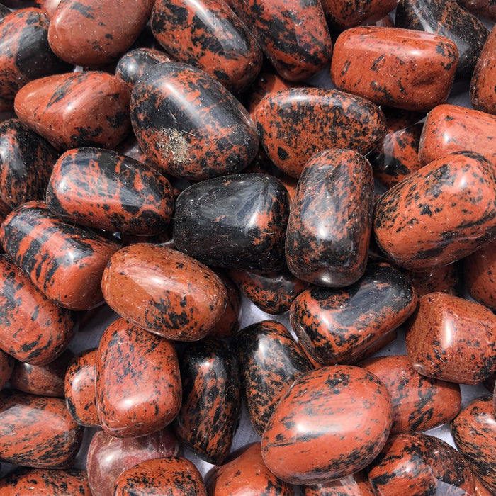 Mahogany Obsidian Tumbled Stones