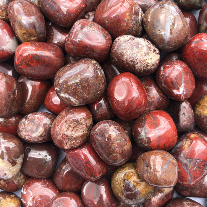 Brecciated Jasper Tumbled Stones