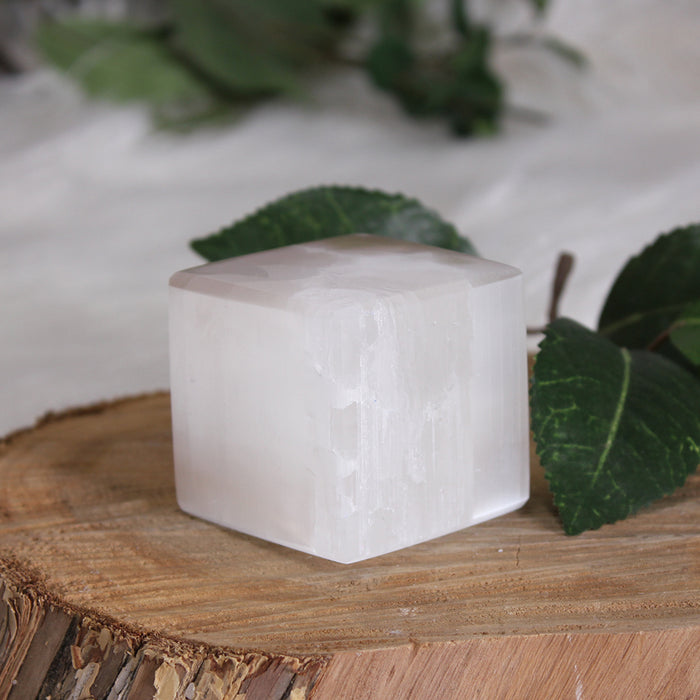 Selenite Charging Cubes