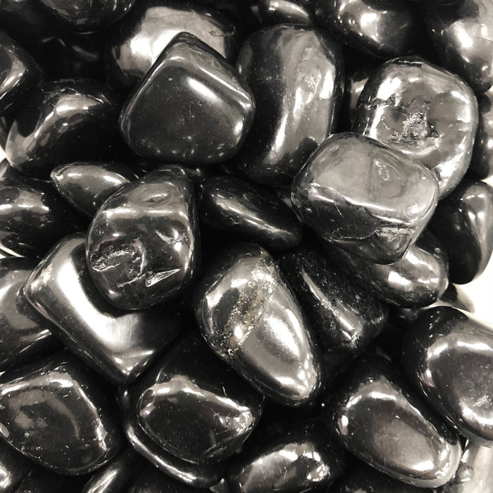 Shungite Tumbled Stones Small 3pc