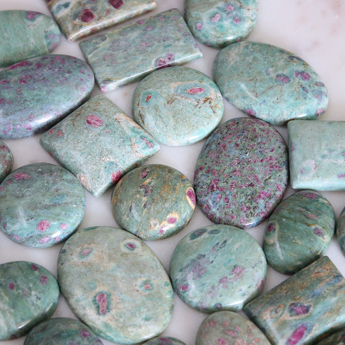 Ruby Fuchsite Cabochon 1pc Large Square